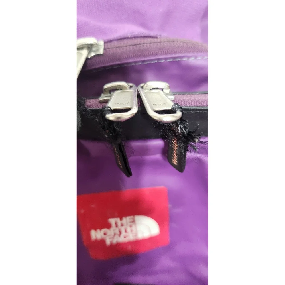 The North Face Hot Shot Backpack Purple Black Red T196 T596 Daypack